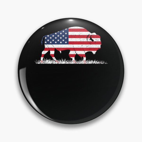 Artikelvorschau, US-Flagge Büffel Wildtier Geschenk Büffel entworfen und verkauft von Goleon12.