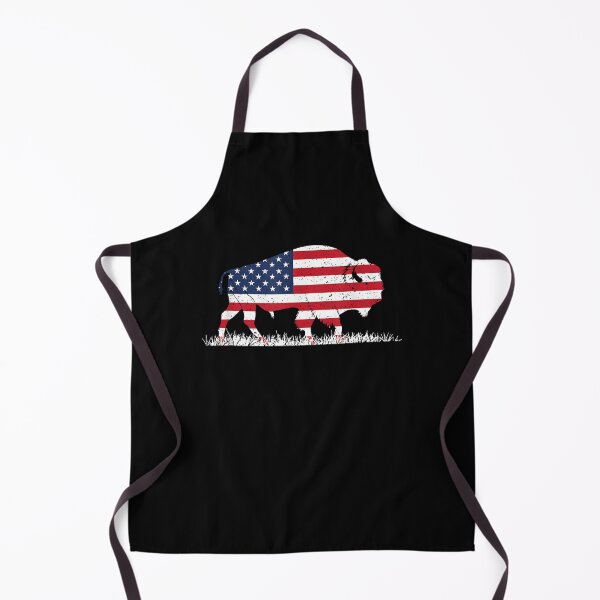 Item preview, US Flag Buffalo Wildlife Animal Gift Buffalo designed and sold by Goleon12.