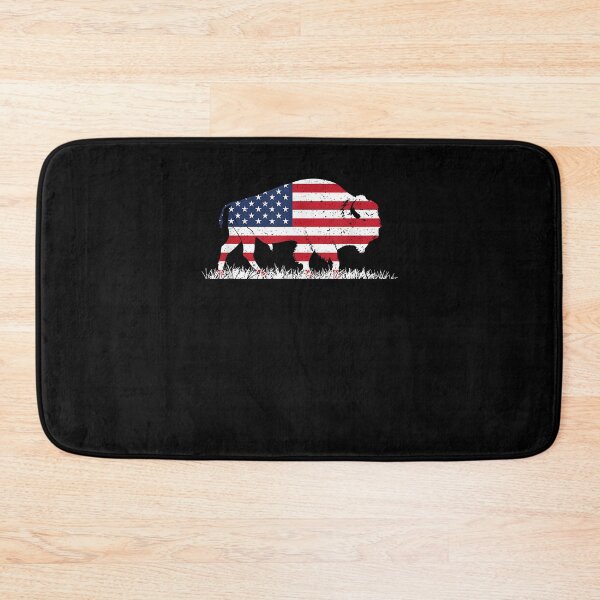 Item preview, US Flag Buffalo Wildlife Animal Gift Buffalo designed and sold by Goleon12.