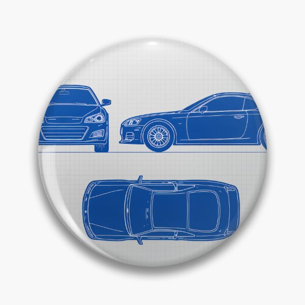 Item preview, Subaru BRZ Minimal Blueprint designed and sold by aliigal.