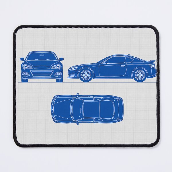 Item preview, Subaru BRZ Minimal Blueprint designed and sold by aliigal.