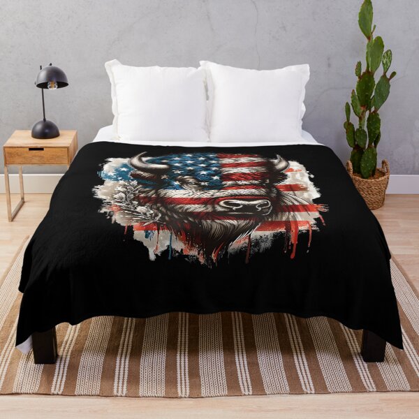 Item preview, American Buffalo American Bison American Flag American Bison designed and sold by Goleon12.
