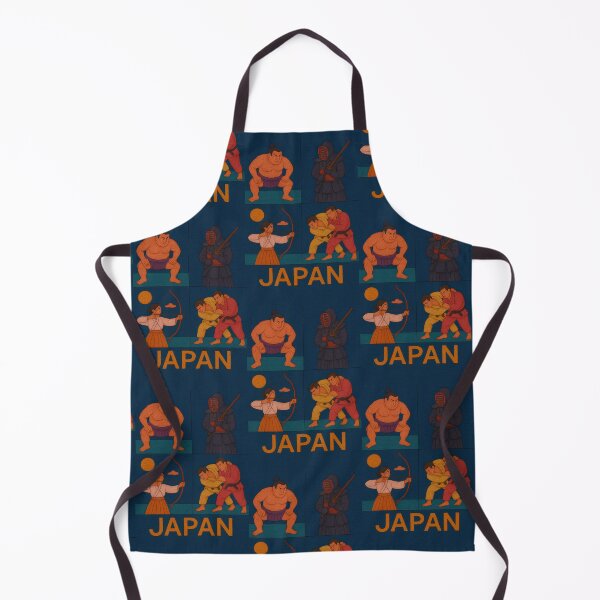 Item preview, Japan Martial Arts Faux Wool Art – Sumo Kendo Kyudo Judo Knitted Style Illustration designed and sold by TheTrendsDesk.