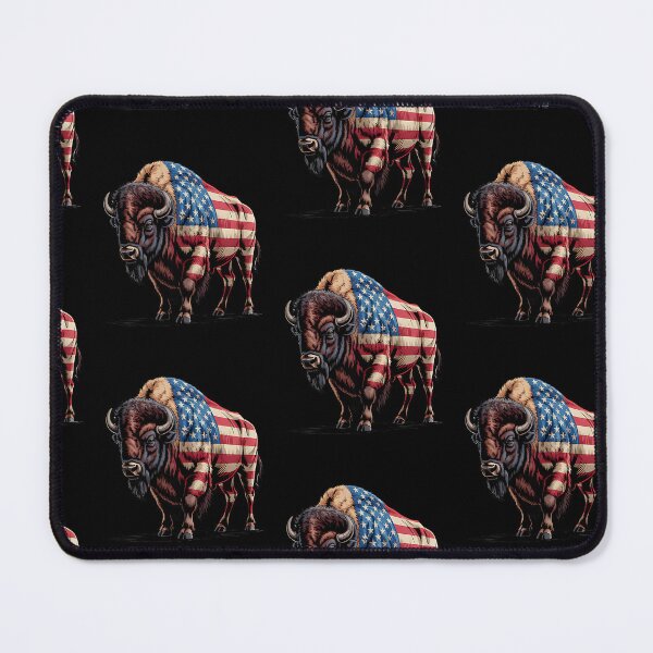 Item preview, Bison American Flag Buffalo 4th of July Bison Gifts for Men designed and sold by Goleon12.