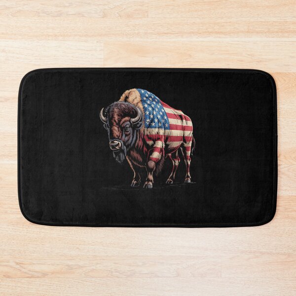 Item preview, Bison American Flag Buffalo 4th of July Bison Gifts for Men designed and sold by Goleon12.