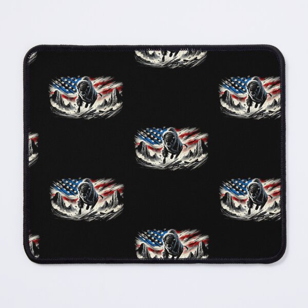 Item preview, Western Buffalo American Bison USA Buffalo American flag designed and sold by Goleon12.