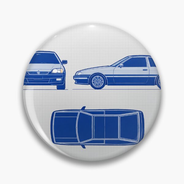 Item preview, Toyota AE86 Classic Blueprint designed and sold by aliigal.