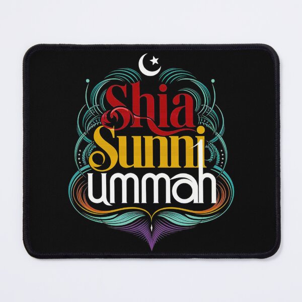 Item preview, Shia Sunni Ummah Unity in Diversity Peace & Harmony Islamic Typography designed and sold by maseno.