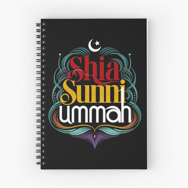 Item preview, Shia Sunni Ummah Unity in Diversity Peace & Harmony Islamic Typography designed and sold by maseno.