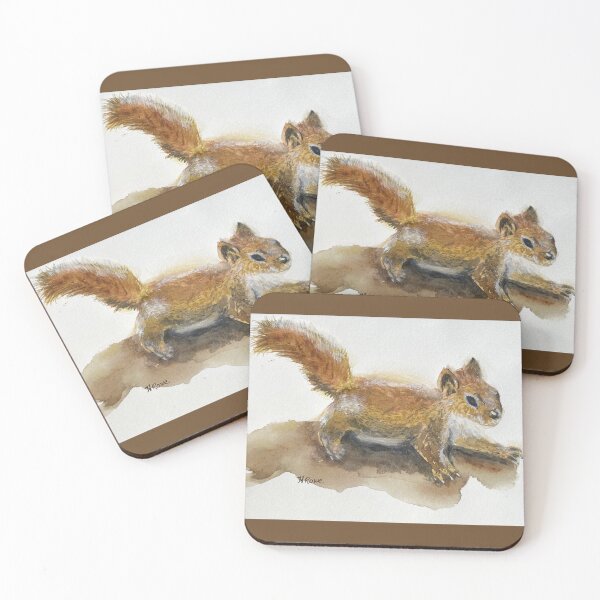 Item preview, Red Squirrel painting designed and sold by H.E.R.STUDIO.