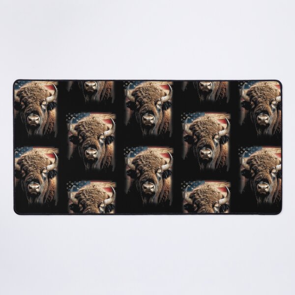Item preview, Western Buffalo American Bison USA Buffalo American flag designed and sold by Goleon12.