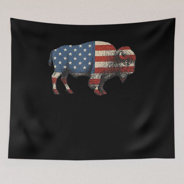 Item preview, Bison USA American Flag Patriotic United States designed and sold by Goleon12.