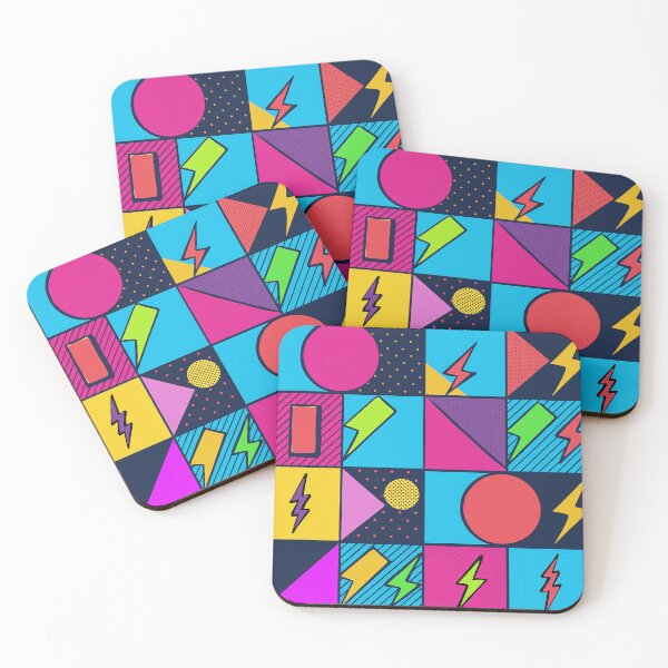 Item preview, Colorful pop art pattern, circle, lightning bolt, triangle designed and sold by angel-cat-22.