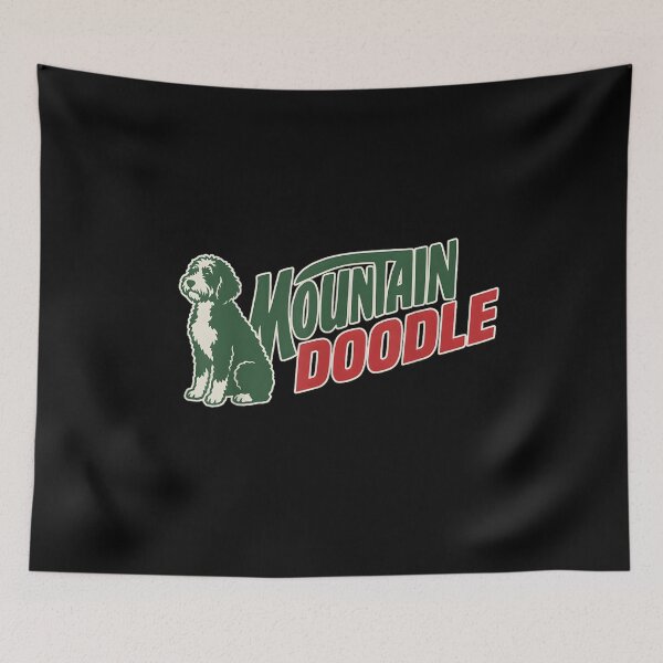 Item preview, Mountain Doodle Dog Lovers Vintage Retro Outdoor Hiking designed and sold by Ali-printshop.