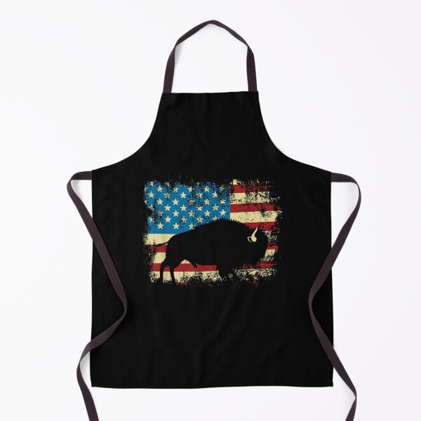 Item preview, Patriotic American Bison Buffalo Lover Wildlife USA Flag designed and sold by Goleon12.
