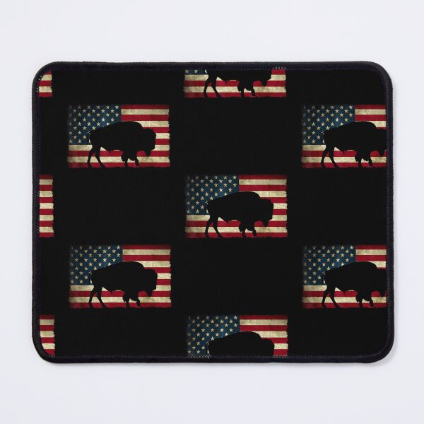 Item preview, Retro Buffalo American Flag USA Bison for Women Kids Men designed and sold by Goleon12.