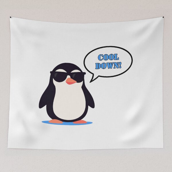 Item preview, Cool Penguins Cool Down designed and sold by stickerstore333.