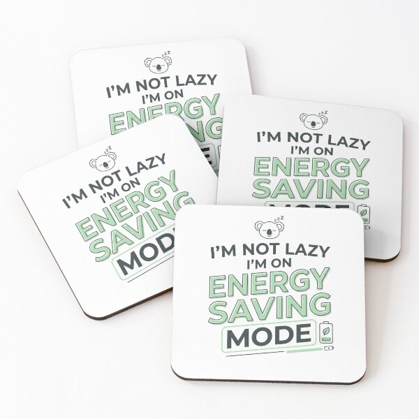 Item preview, Funny Lazy Quote T-Shirt Energy Saving Mode Sarcastic Humor Design designed and sold by WagnerLab.