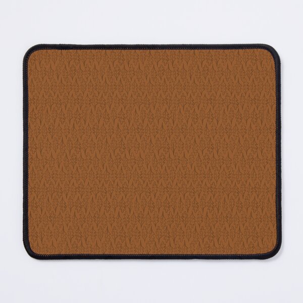 Item preview, Oak leaves hand drawn pattern in rich brown colors designed and sold by Joyous design and gifts.