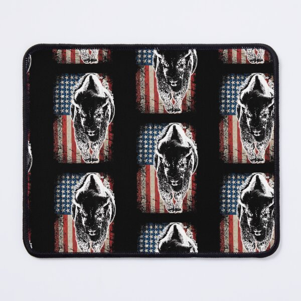 Item preview, Vintage Buffalo American Flag Bison designed and sold by Goleon12.