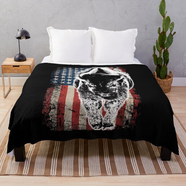 Item preview, Vintage Buffalo American Flag Bison designed and sold by Goleon12.