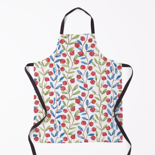 Item preview, Leafy branches with berries in watercolor designed and sold by ThreadsbyAnindi.