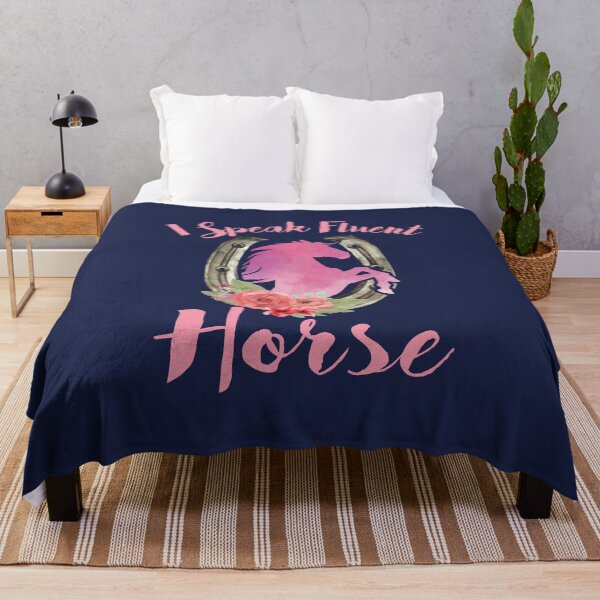 Item preview, I Speak Fluent Horse Cute Equestrian Show Riding Horseback Rider designed and sold by jaygo.