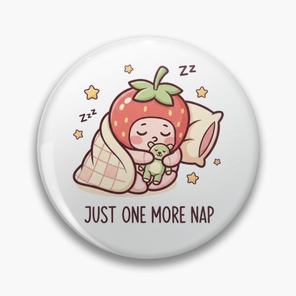 Item preview, Just One More Nap ?? – Sleepy Strawberry Cute T-Shirt Design designed and sold by swizbiz.