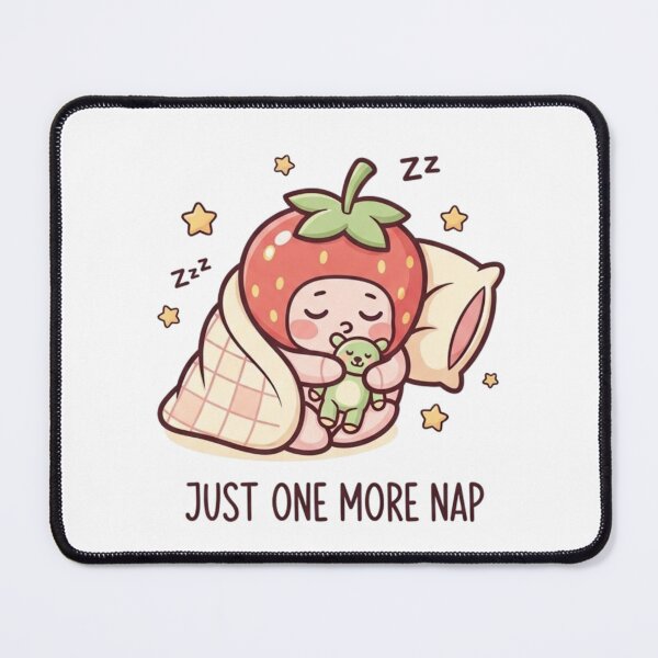 Item preview, Just One More Nap ?? – Sleepy Strawberry Cute T-Shirt Design designed and sold by swizbiz.