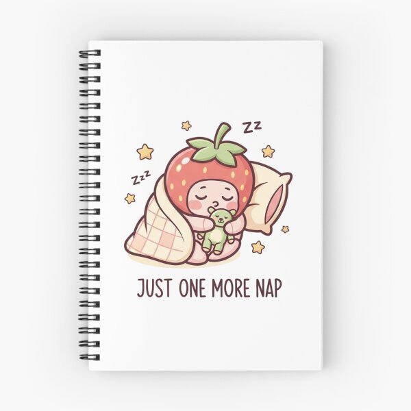 Item preview, Just One More Nap ?? – Sleepy Strawberry Cute T-Shirt Design designed and sold by swizbiz.