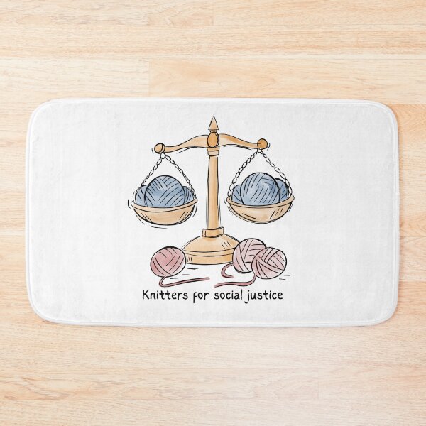 Item preview, Knitters for social justice designed and sold by EvergreenWhimsy.