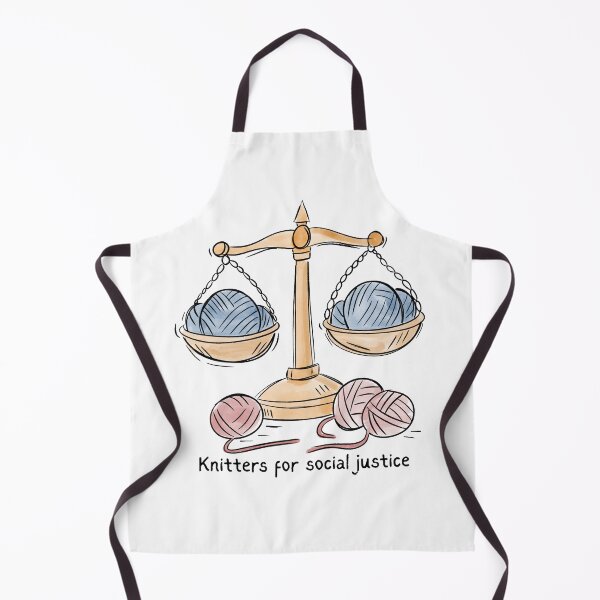 Item preview, Knitters for social justice designed and sold by EvergreenWhimsy.