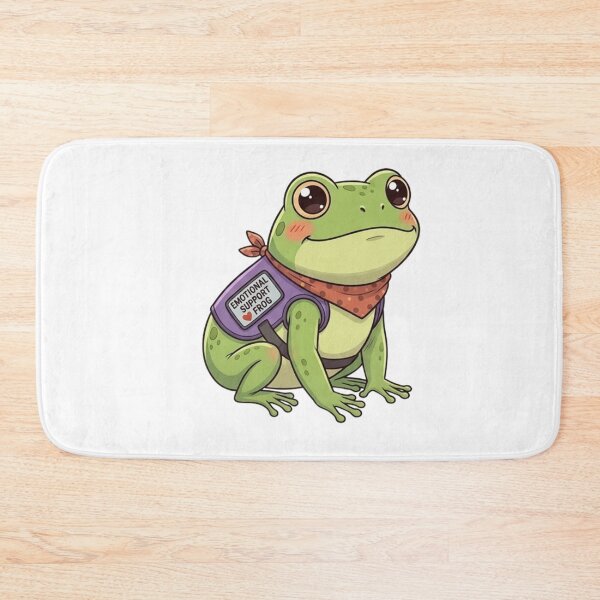 Item preview, The Emotional Support Frog designed and sold by stickerstore333.