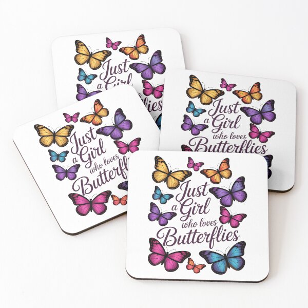 Item preview, Butterfly Collection Just A Girl Who Loves Butterflies designed and sold by PunkNation-Arts.