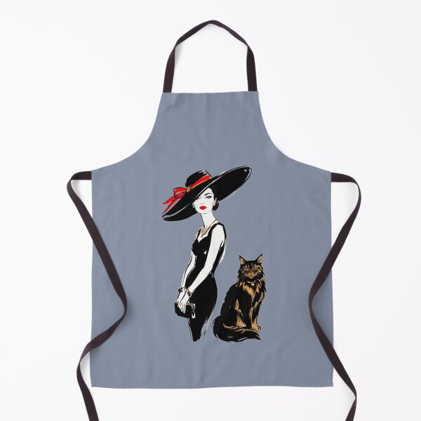 Item preview, A beautiful lady with a cat. designed and sold by Natalia-Vlad.