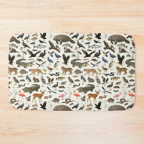 Item preview, Animals of the Florida Everglades Wildlife Identification Chart designed and sold by kakarikihill.