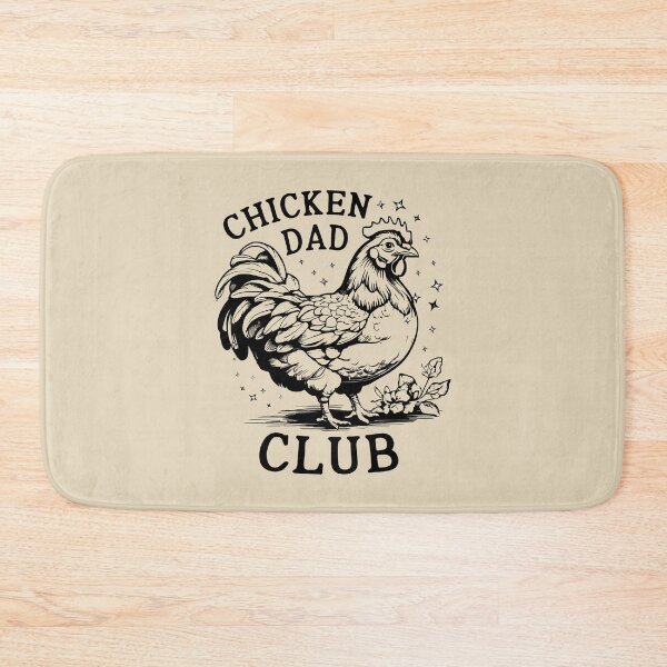 Item preview, Chicken Dad Club Funny Rooster Backyard Farming designed and sold by Dmetalx Art Apparel.