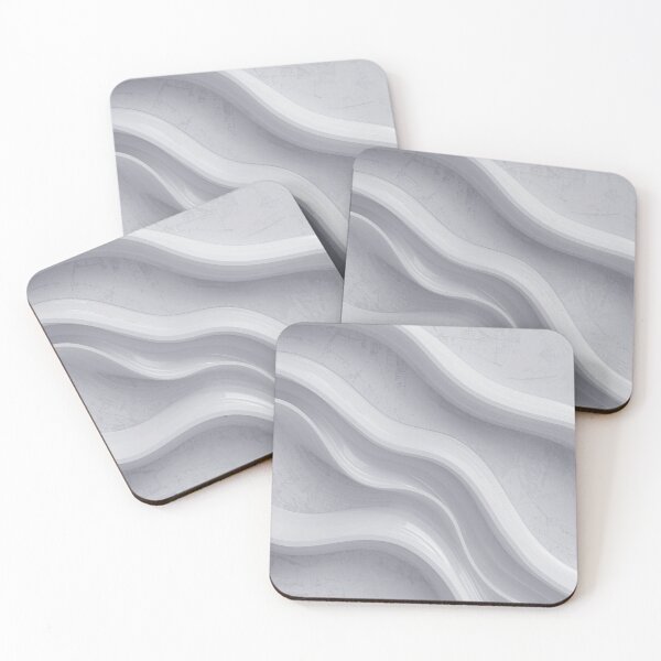 Item preview, Shades of Gray Wavy Lines Background designed and sold by burbankdesigns.