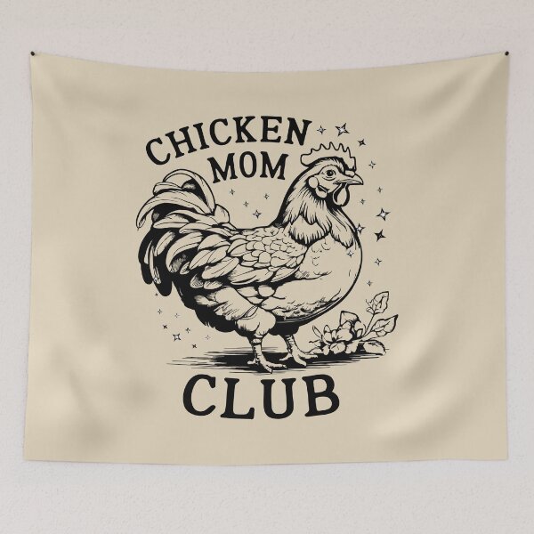 Item preview, Chicken Mom Club Cute Hen House Hobby Farmer designed and sold by Dmetalx Art Apparel.