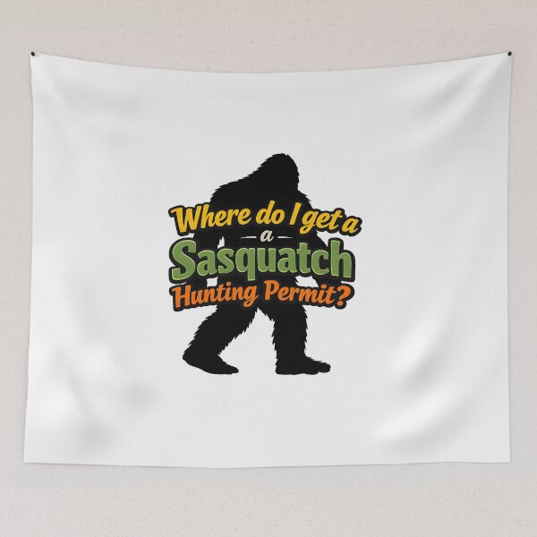 Item preview, Where do I get a Sasquatch Hunting Permit designed and sold by Bjorkqvist.