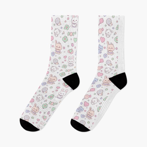 Item preview, Pastel Kawaii Animal Friends ??? – Seamless Cute Pattern Design designed and sold by swizbiz.