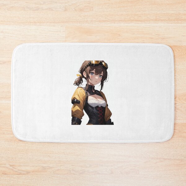 Item preview, Anime Steampunk Mechanic Girl - Toshige Himerime - Goggles and Corset Art designed and sold by iloveanimechibi.