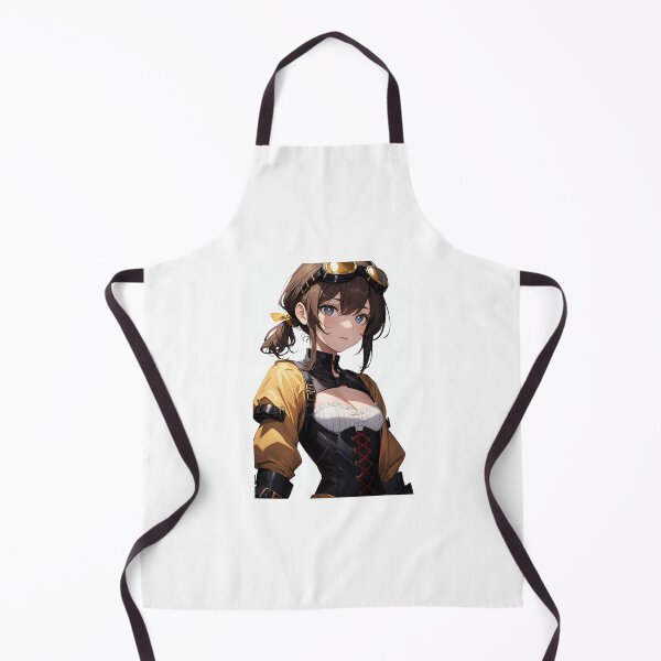 Item preview, Anime Steampunk Mechanic Girl - Toshige Himerime - Goggles and Corset Art designed and sold by iloveanimechibi.