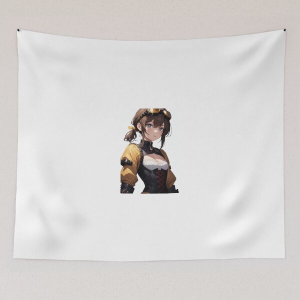 Item preview, Anime Steampunk Mechanic Girl - Toshige Himerime - Goggles and Corset Art designed and sold by iloveanimechibi.