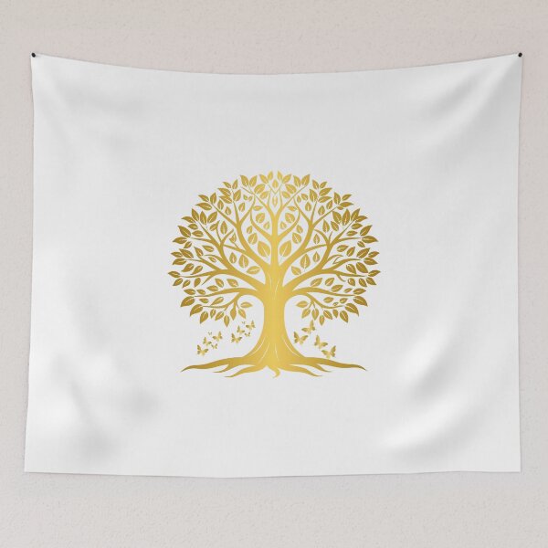 Item preview, Elegant Golden Tree of Life designed and sold by ArtMochis.