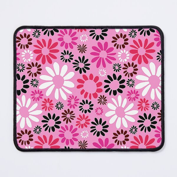 Item preview, Retro 1960's Pink, White, And Red Flower Pattern designed and sold by DEC02.