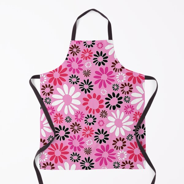 Item preview, Retro 1960's Pink, White, And Red Flower Pattern designed and sold by DEC02.