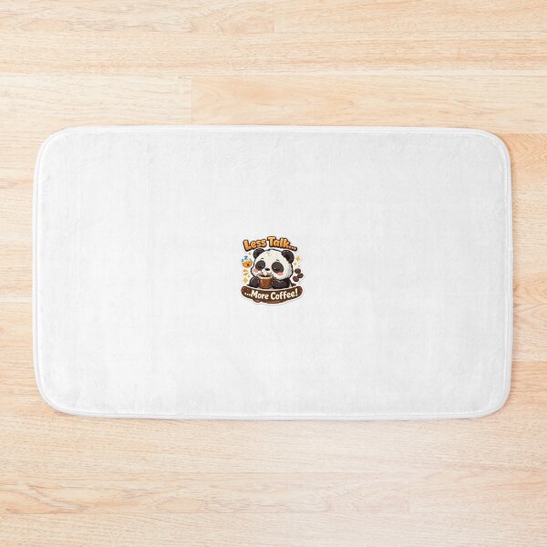Item preview, lets talk more coffee panda designed and sold by littlecookies03.