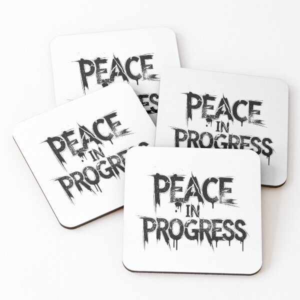 Item preview, Peace In Progress - Edgy Streetwear Grunge Typography designed and sold by LockjowArt.