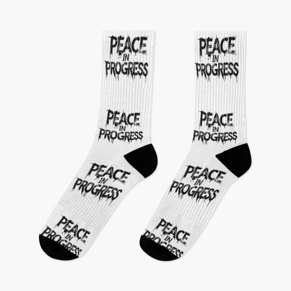Item preview, Peace In Progress - Edgy Streetwear Grunge Typography designed and sold by LockjowArt.